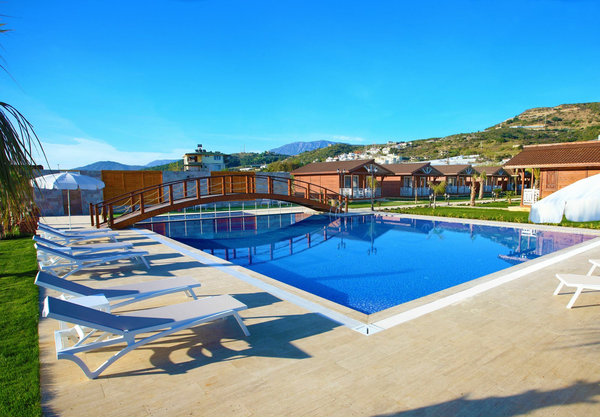 Sedir Park Bungalow Hotel Mahmutlar Esterno foto