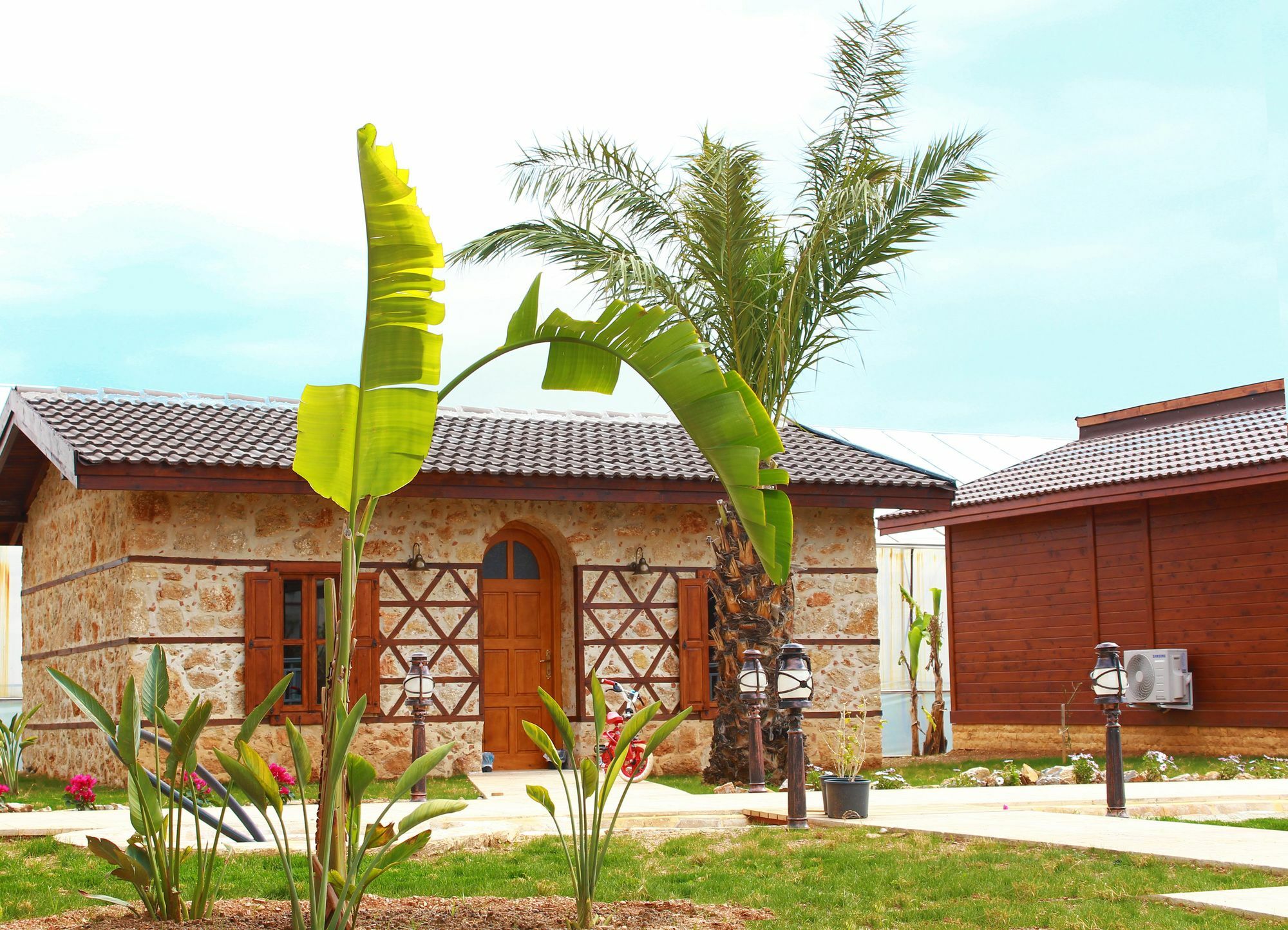 Sedir Park Bungalow Hotel Mahmutlar Esterno foto