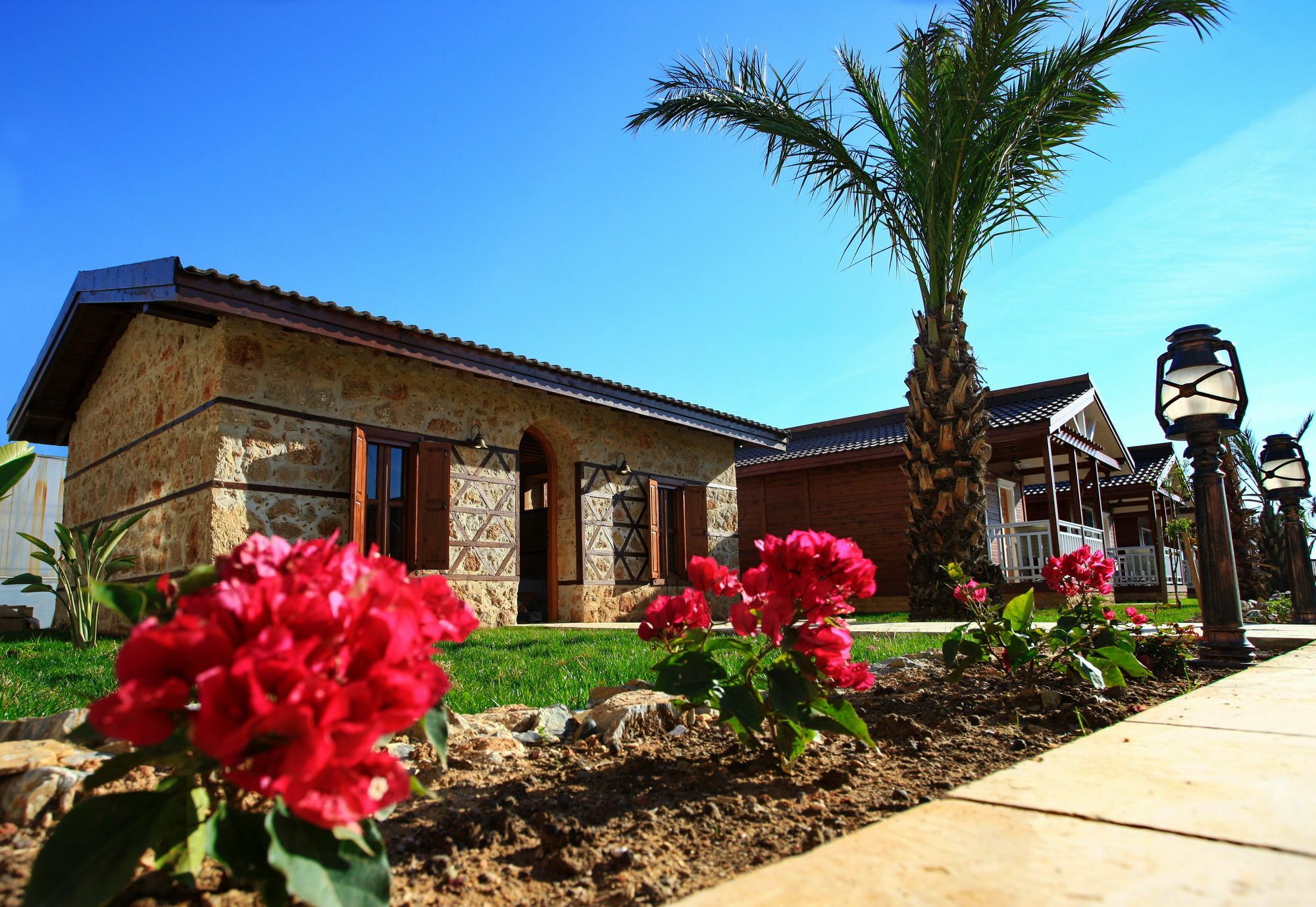 Sedir Park Bungalow Hotel Mahmutlar Esterno foto